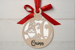 Christmas Monogram Ornament SVG Product Image 7