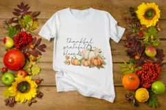 Thankful Grateful Blessed PNG Digital Download Art Product Image 7