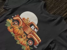 Digital Download Pumpkin Truck PNG Product Image 9