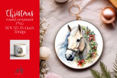 Christmas Round Ornament Sublimation PNG Product Image 1