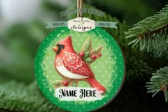 Red Green Cookies Ornament Designs PNG File | Add Name Product Image 3