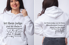 Let them SVG | Inspirational | Front and Back SVG Product Image 1