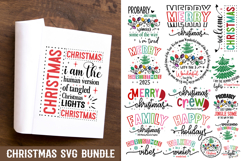 Funny Christmas Quotes SVG Bundle | Christmas Door Sign Svg Product Image 1