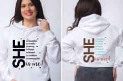 She is Affirmations / She is me / She is worthy Product Image 1