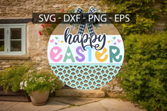 12 Easter Laser Cut SVG Bundle, Easter Round Sign SVG Product Image 3
