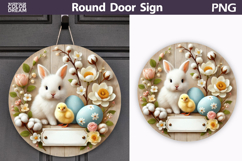 Spring Easter Round Sign Bundle | Mothers Day Door Hanger Product Image 8