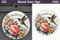 Spring Easter Round Sign Bundle | Mothers Day Door Hanger Product Image 14