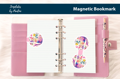 Round Summer Kitty Printable Bookmark