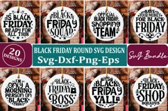 Black Friday Svg Round Sign Bundle, Black Friday Quotes Product Image 1