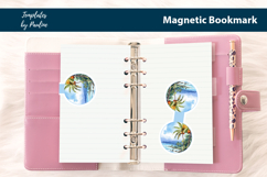 Summer Vibe Magnetic Bookmark, Beach Printable Bookmark Product Image 3