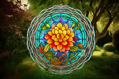 Stain Glass Flower Wind Spinner Sublimation Bundle Product Image 4
