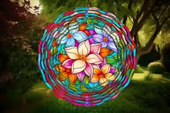Stain Glass Flower Wind Spinner Sublimation Bundle Product Image 2
