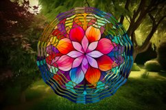 Stain Glass Flower Wind Spinner Sublimation Bundle Product Image 5