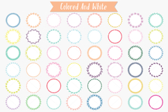 Color Wreaths | Hand Drawn Floral Borders, Frames Product Image 4