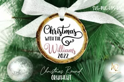 Christmas Round Ornament| Christmas With The Arabesque Product Image 3