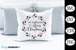 We Wish You A Merry Christmas SVG | Christmas Sign SVG Product Image 1