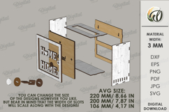 Router Storage Box Laser Cut. Storage Box SVG Product Image 2