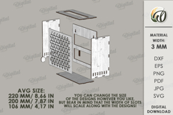 Router Storage Box Laser Cut. Storage Box SVG Product Image 2