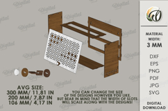 Router Storage Box Laser Cut. Storage Box SVG Product Image 2