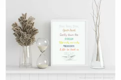 Nursery Rhyme Wall Art | Origami poster | Kids Room Nursery Product Image 5