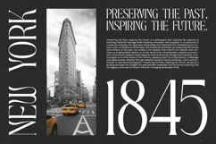 Roxbury Egoism - All Caps Serif Display Font Product Image 3