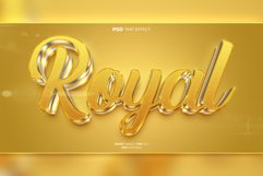 Royal 3D editable text effect Product Image 1