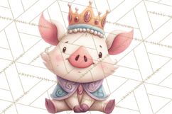 Royal Farm Animal Clipart PNG Cute Regal Animals Product Image 3