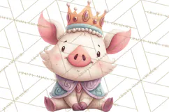 Royal Farm Animal Clipart PNG Cute Regal Animals Product Image 3
