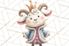 Royal Farm Animal Clipart PNG Cute Regal Animals Product Image 2