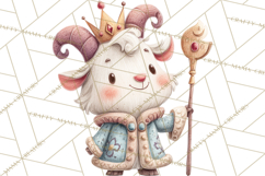 Royal Farm Animal Clipart PNG Cute Regal Animals Product Image 4