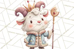Royal Farm Animal Clipart PNG Cute Regal Animals Product Image 4