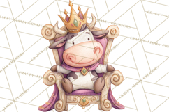 Royal Farm Animal Clipart PNG Cute Regal Animals Product Image 3