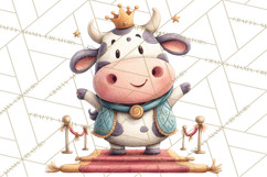 Royal Farm Animal Clipart PNG Cute Regal Animals Product Image 2