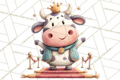 Royal Farm Animal Clipart PNG Cute Regal Animals Product Image 2