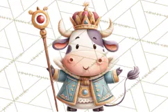 Royal Farm Animal Clipart PNG Cute Regal Animals Product Image 4