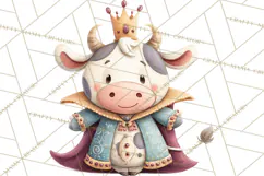 Royal Farm Animal Clipart PNG Cute Regal Animals Product Image 5