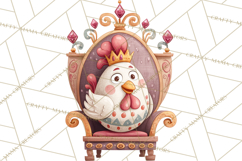 Royal Farm Animal Clipart PNG Cute Regal Animals Product Image 3