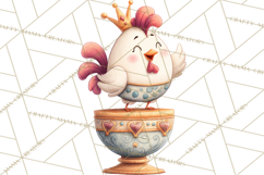Royal Farm Animal Clipart PNG Cute Regal Animals Product Image 4