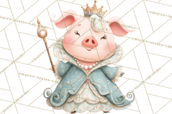 Royal Farm Animal Clipart PNG Cute Regal Animals Product Image 5