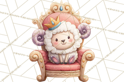 Royal Farm Animal Clipart PNG Cute Regal Animals Product Image 5