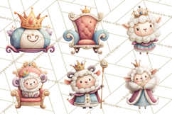 Royal Farm Animal Clipart PNG Cute Regal Animals Product Image 8
