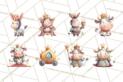 Royal Farm Animal Clipart PNG Cute Regal Animals Product Image 6