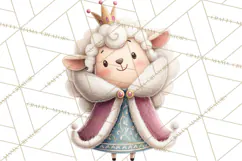 Royal Farm Animal Clipart PNG Cute Regal Animals Product Image 3