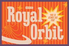 Royal Orbit - Mid Century Font Product Image 1