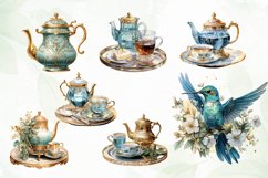 Royal Tea Table Sublimation Clipart Product Image 2