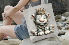 Royal Unicorn Lion Cub Clipart Product Image 3