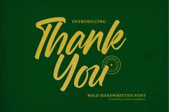 Royalett Santhun Bold Handwritten Font Product Image 15
