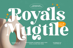 Royals Mugtile - Modern Alternate Serif Font Product Image 1