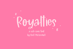 Royalties Sans Product Image 1