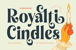 Royalti Cindles - Modern Alternate Font Product Image 1